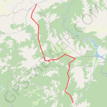 Trace GPS B2. Plateaux de Berrejline et d’Aït Hatem, itinéraire, parcours