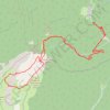 Trace GPS La Sure depuis la Chartreuse de Curiere (Chartreuse), itinéraire, parcours