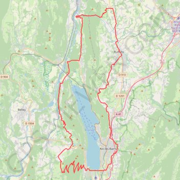 Trace GPS Grand-Tour-Bourget, itinéraire, parcours