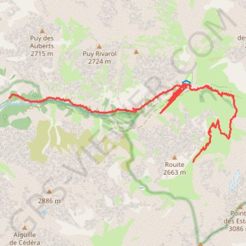 Trace GPS Col Cheval Bois, itinéraire, parcours