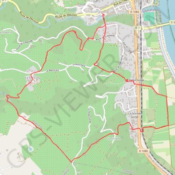 Trace GPS Chavanay (69), itinéraire, parcours