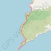 Trace GPS Les iles Sanguinaires, itinéraire, parcours