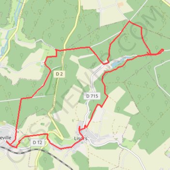 Trace GPS Autour du Fouillebroc, itinéraire, parcours