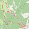 Trace GPS Lac de roue, itinéraire, parcours