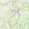 Trace GPS Circuit des lacs du Lévézou - Pont-de-Salars, itinéraire, parcours