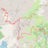 Trace GPS Cantonnière au Mont Pelat, itinéraire, parcours