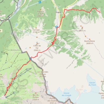 Trace GPS Track from ChamZermattJ1, itinéraire, parcours
