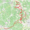 Trace GPS Entre Mazan et Saint Pierre de Vassols, itinéraire, parcours