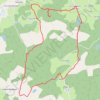 Trace GPS Randonnée à Châteaux-Chervix, itinéraire, parcours