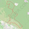 Trace GPS Le bois de Pourrières (Var), itinéraire, parcours