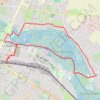 Trace GPS Tour des hortillonnages depuis la gare d'Amiens, itinéraire, parcours