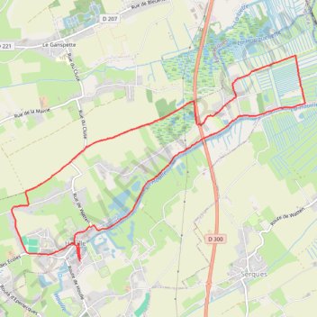 Trace GPS Bayenghem-lès-Éperlecques, itinéraire, parcours