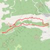 Trace GPS Le Grand Gaudin depuis la Glacière de Pivaut, itinéraire, parcours