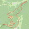 Trace GPS Col de Sainteige, itinéraire, parcours