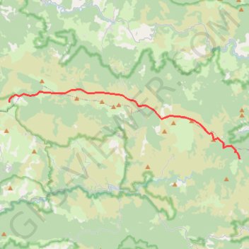 Trace GPS Le grand huit du Mont-Lozère - Aller, itinéraire, parcours