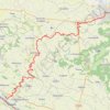 Trace GPS Chemin d'Arles (GR 653), itinéraire, parcours