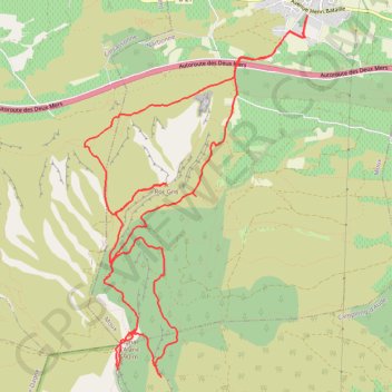 Trace GPS 2017-07-16 10:58 +02:00, itinéraire, parcours