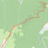 Trace GPS Mont Fourcat par Frémis, itinéraire, parcours