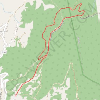 Trace GPS Boucle des Imberts, itinéraire, parcours