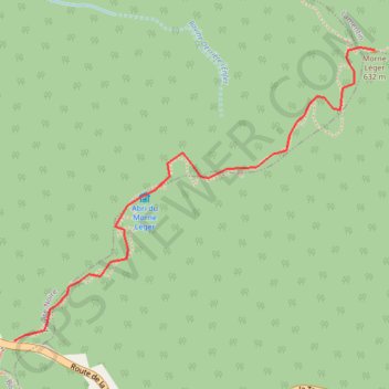 Trace GPS 🚶 Trace Morne Léger, itinéraire, parcours
