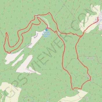 Trace GPS Roche Pompon, itinéraire, parcours
