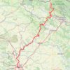 Trace GPS GR654 Randonnée de Rocroi (Ardennes) à Reims (Marne), itinéraire, parcours