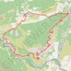 Trace GPS La Palud-sur-Verdon - Crêtes, itinéraire, parcours