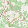 Trace GPS Boucle de Marsas Marcenais, itinéraire, parcours