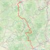 Trace GPS De Clermont-Ferrand à Montpellier à VTT, itinéraire, parcours