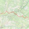 Trace GPS J5 Bessuéjouls Figeac, itinéraire, parcours