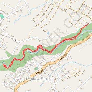 Trace GPS 🚶 Trace Cascade Dany, itinéraire, parcours