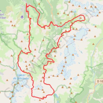 Trace GPS Raid de Tarentaise en Maurienne, itinéraire, parcours