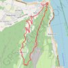 Trace GPS Itinéraire de randonnée : la Montagne du Taillefer, itinéraire, parcours