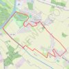 Trace GPS Circuit de la Pouillerie (Houplin-Ancoisne), itinéraire, parcours