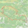 Trace GPS Ardèche Tour du Tanargue complet via Le Villard, itinéraire, parcours