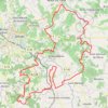 Trace GPS VTT 46km Champagnac - Ozillac - Meux-16562851, itinéraire, parcours