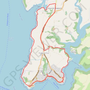 Trace GPS St. Mawes Loop, itinéraire, parcours