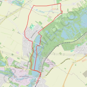 Trace GPS Les étangs de Ballancourt, itinéraire, parcours