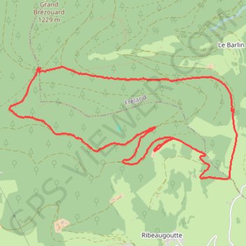 Trace GPS Lapoutroie - Bambois - Alsace - France, itinéraire, parcours