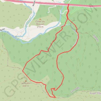 Trace GPS Circuit des Vanades, itinéraire, parcours