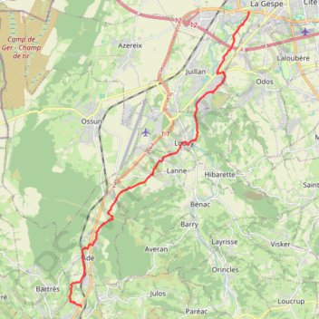Trace GPS Le Chemin Vert, itinéraire, parcours