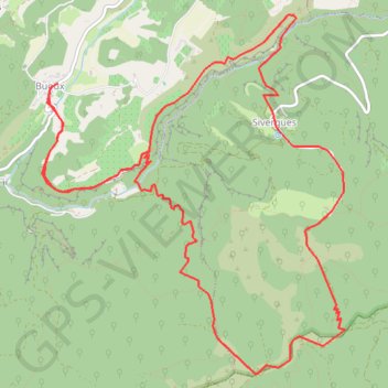 Trace GPS Buoux Sivergues, itinéraire, parcours